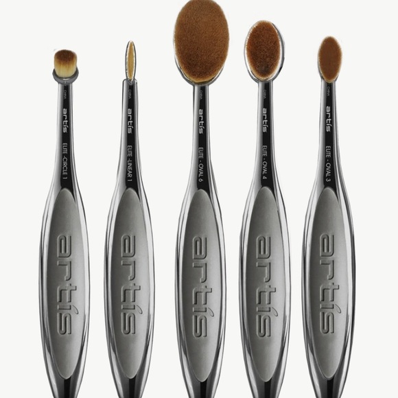 artis Makeup Artis Elite 5 Brush Set Palm Brush Mini Cleaning